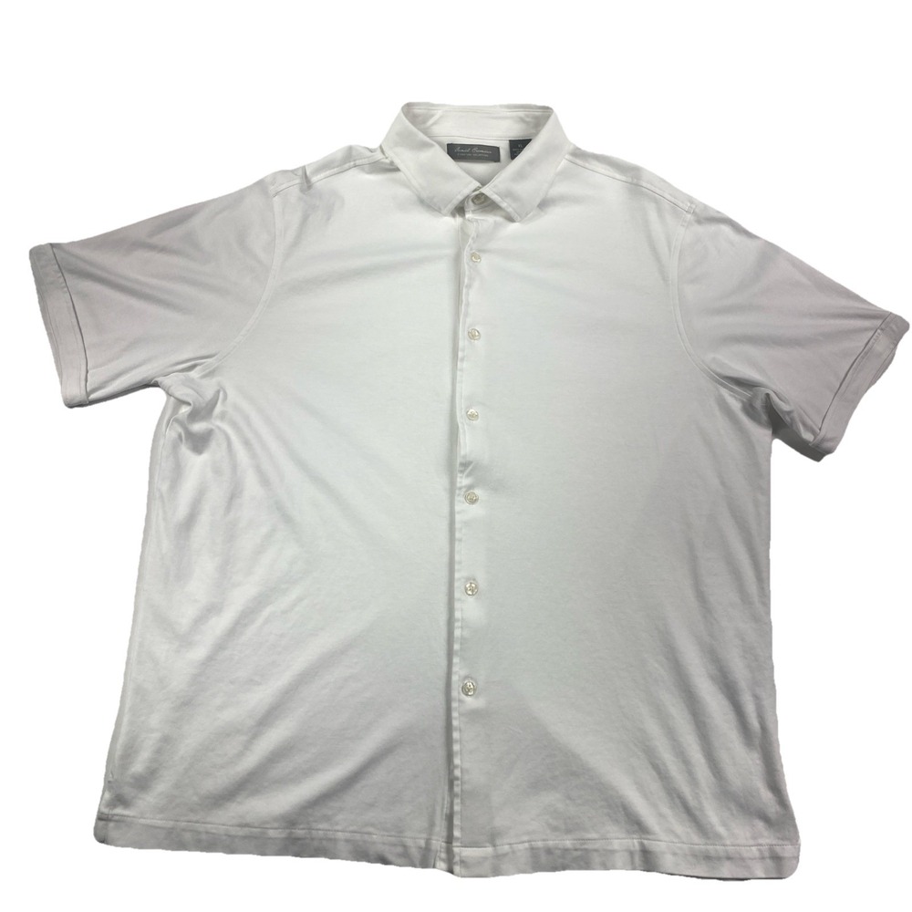 Daniel Cremieux Signature Collection White Sz Xl Button Down Shirt 100% Cotton